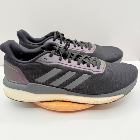 Adidas Solar Drive Mens Running Shoes Sneakers Black Gray Size 13 - Picture 1 of 10